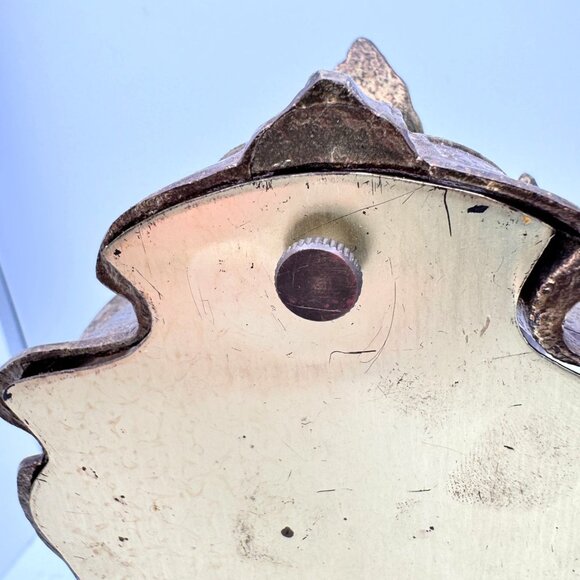 Miniature Gold Metal French Style Vitrine Plastic Shelf insert Red Velvet - Picture 15 of 16